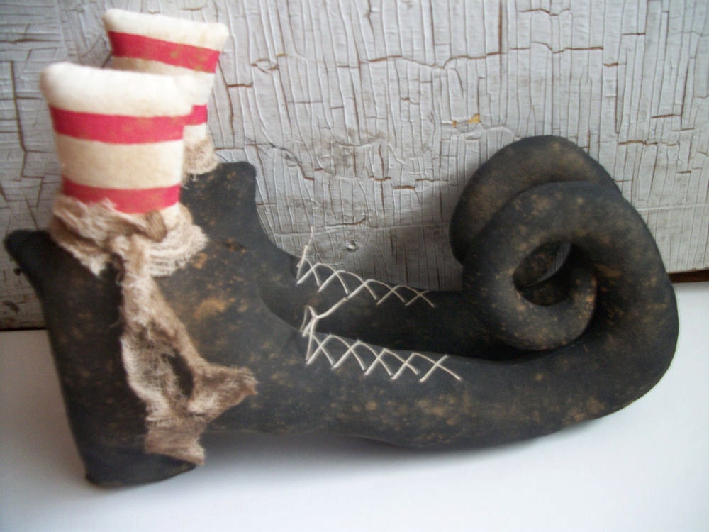 Primitive Halloween Witch Boots