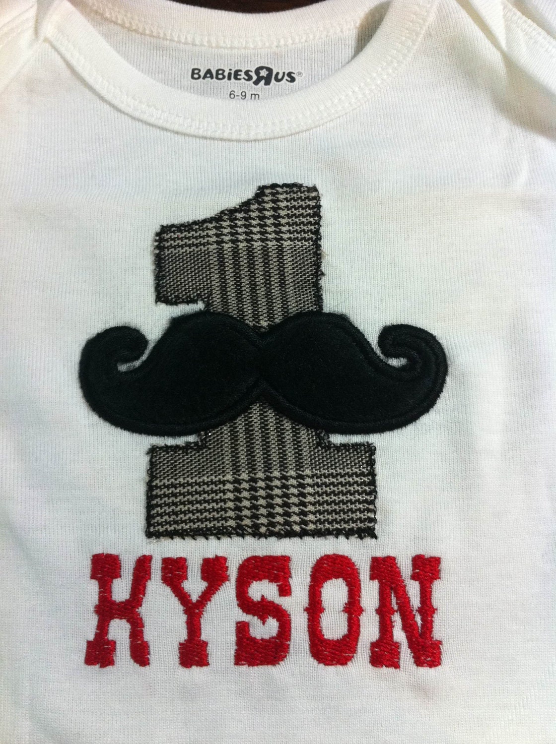 Custom Mustache Birthday Shirt FREE PERSONALIZATION