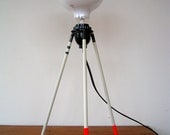 Multi-Colored Tri-Pod Lamp