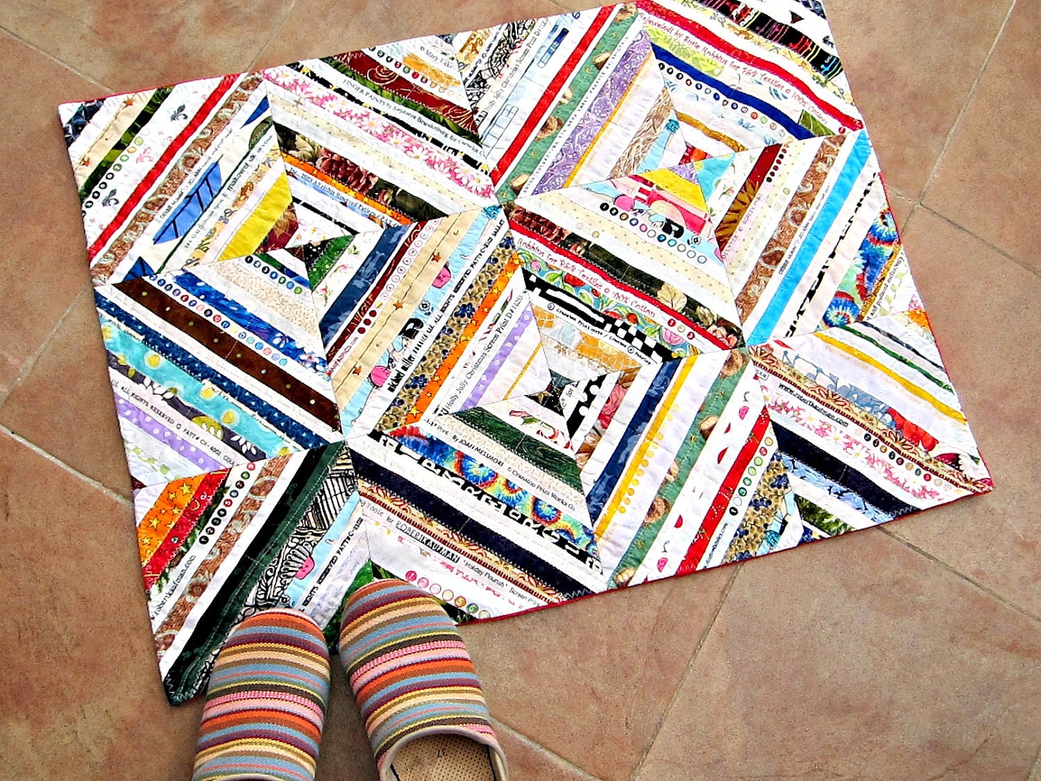 LARGE Upcycled Selvage Bath Mat Rug