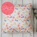 Sale Half Price Decorative Cushion Cover Floral Design Free Shipping