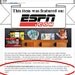 The Original Baseball Keychain - genuine leather