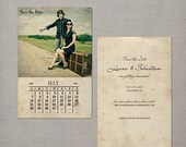 Vintage Save the Date Card - the "Laura"