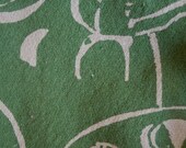 Set of 2 Sage Green Napkins with Green Tomato