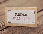 Cowgirl Party Food Labels/Tents - Printable