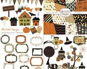 Halloween Digital Scrapbook Kit - Spooks On (364) (380) (382) (408) Il_170x135