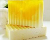 Almond Honey & Soy Milk Natural Soap - large 5 oz soap, handmade, glycerin, vegan, scented, gift