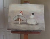 Oil painting. "Scandalous"