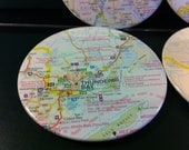 Northern Ontario Map Coasters - Set of 6 - Made To Order