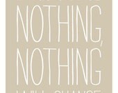 Daily Affirmation postcard-with envelope-print from original typographic illustration