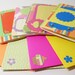Birthday Cards- Boxed Set- 4 Cards- Embossed- Lined- Handmade