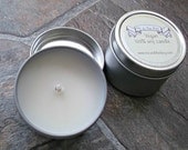 CLEARANCE SALE Halloween night soy candle travel tin . Packaged beautifully. 2oz