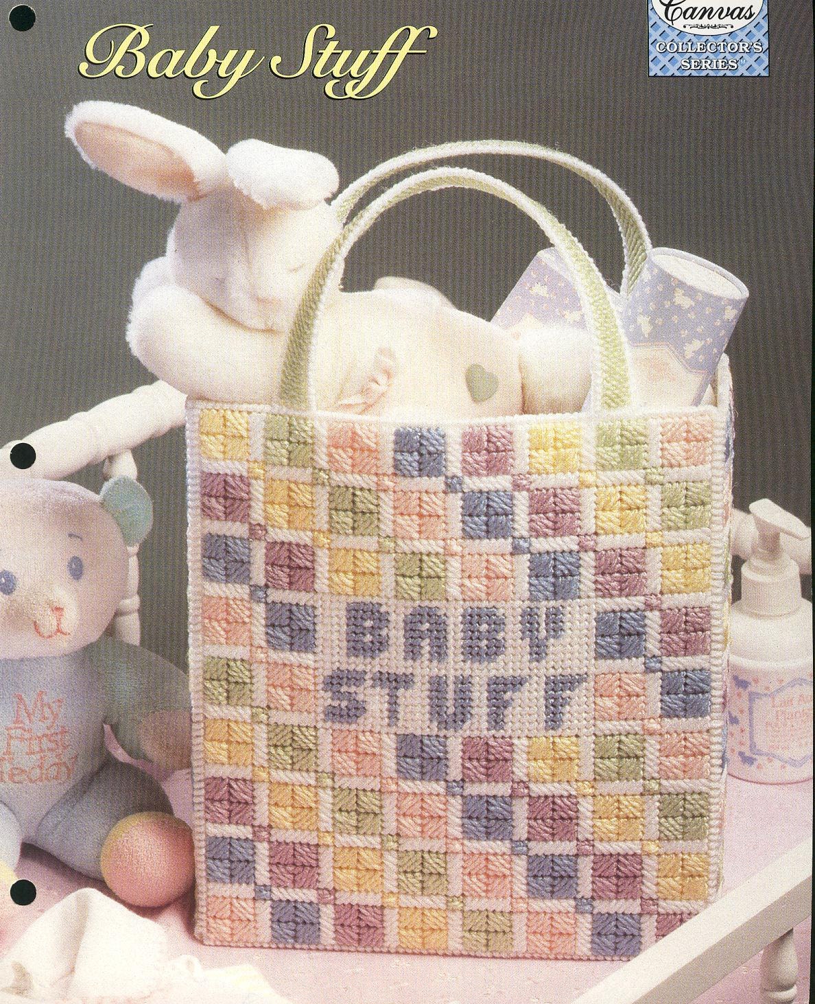 Baby Stuff Tote Bag Plastic Canvas Pattern