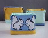 Storage baskets - Squirrel print