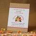 Thanksgiving Birthday Invitation - Printable Turkey Girl Invitation by 505 Design Paperie