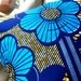 Hawiian Blue Floral Accent pillow cover - 20 x 20 inches (50cm)