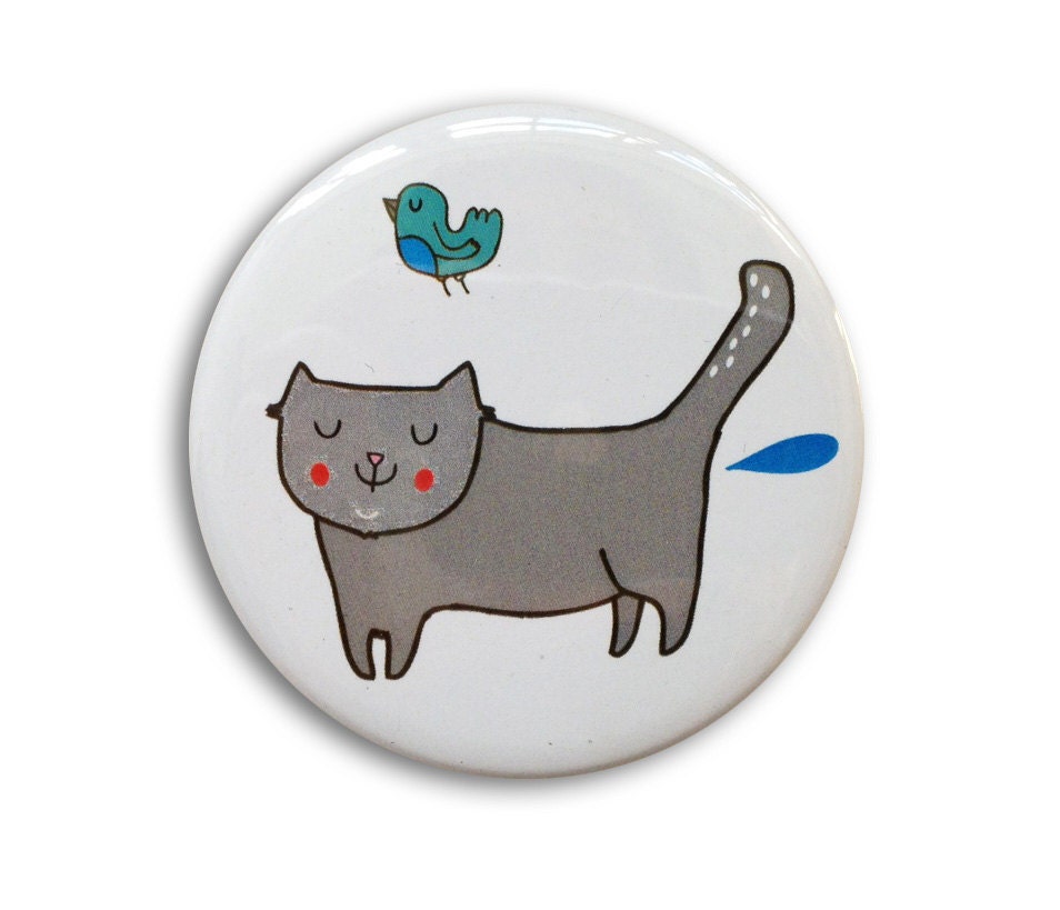 SALE - Cat Pocket Mirror - Furry friends