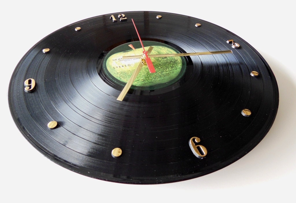 THE BEATLES Record Clock (The White Album)