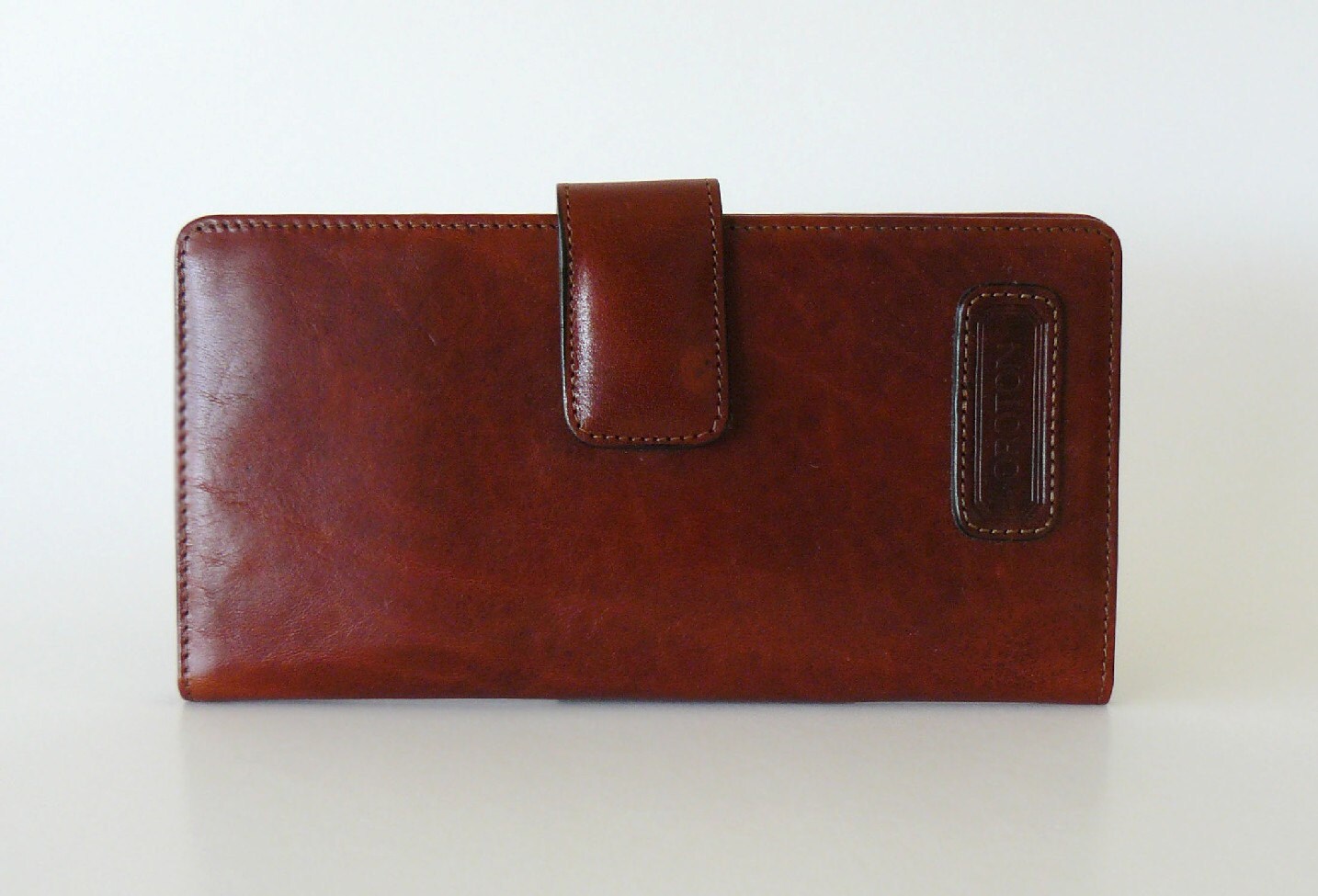 Authentic Vintage Oroton Leather Checkbook Wallet Made in Australia