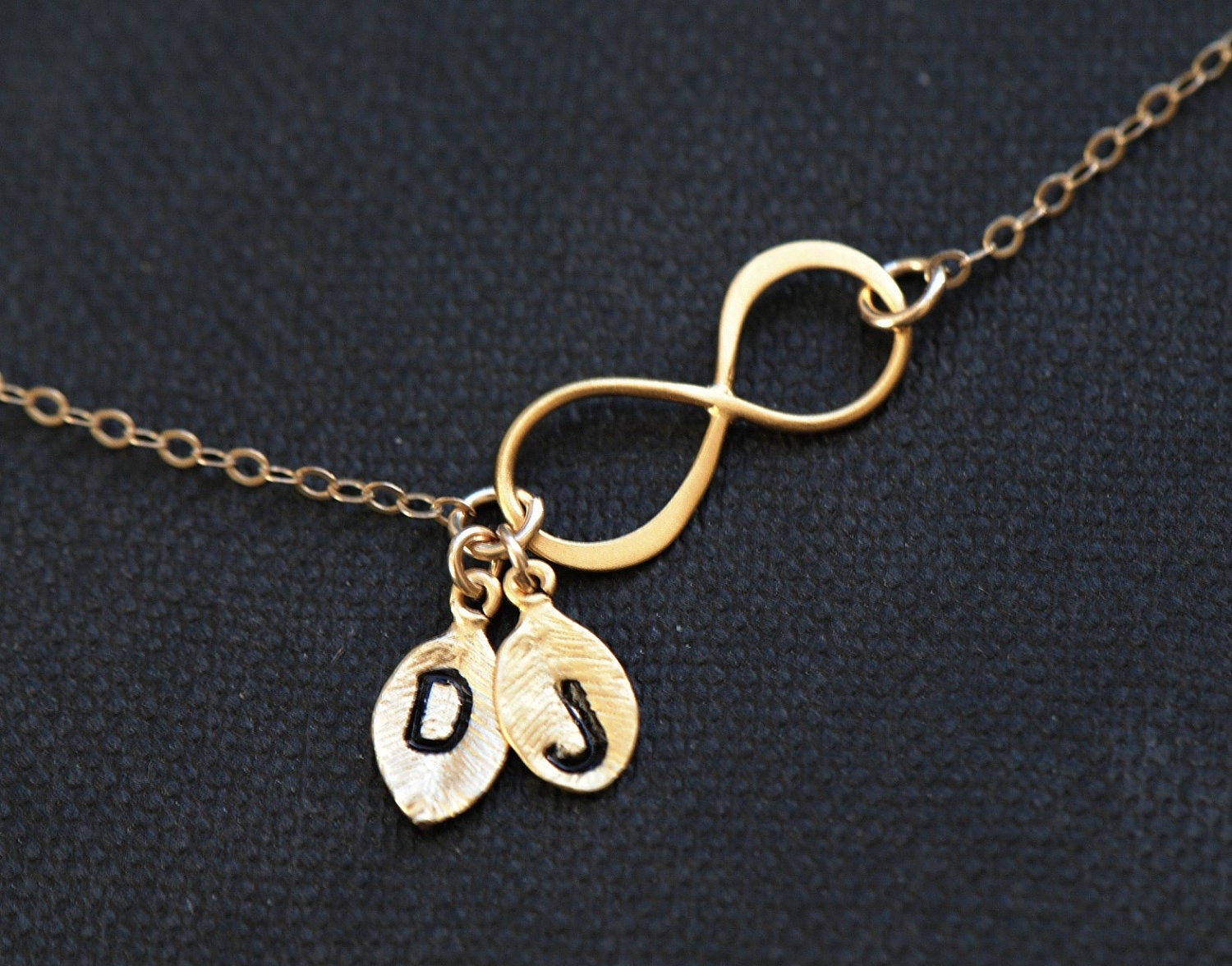 monogram necklace