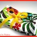 Hawaiian Burp Cloth Set - Hula Girl - Leis n Luaus - Set of 2 - Surfer Baby