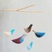 Baby mobile - bird mobile - DREAMS - baby gift - pure eco - made to order