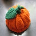 Pumpkin Hat - Soft Hand Knit - Baby size - Made to Order