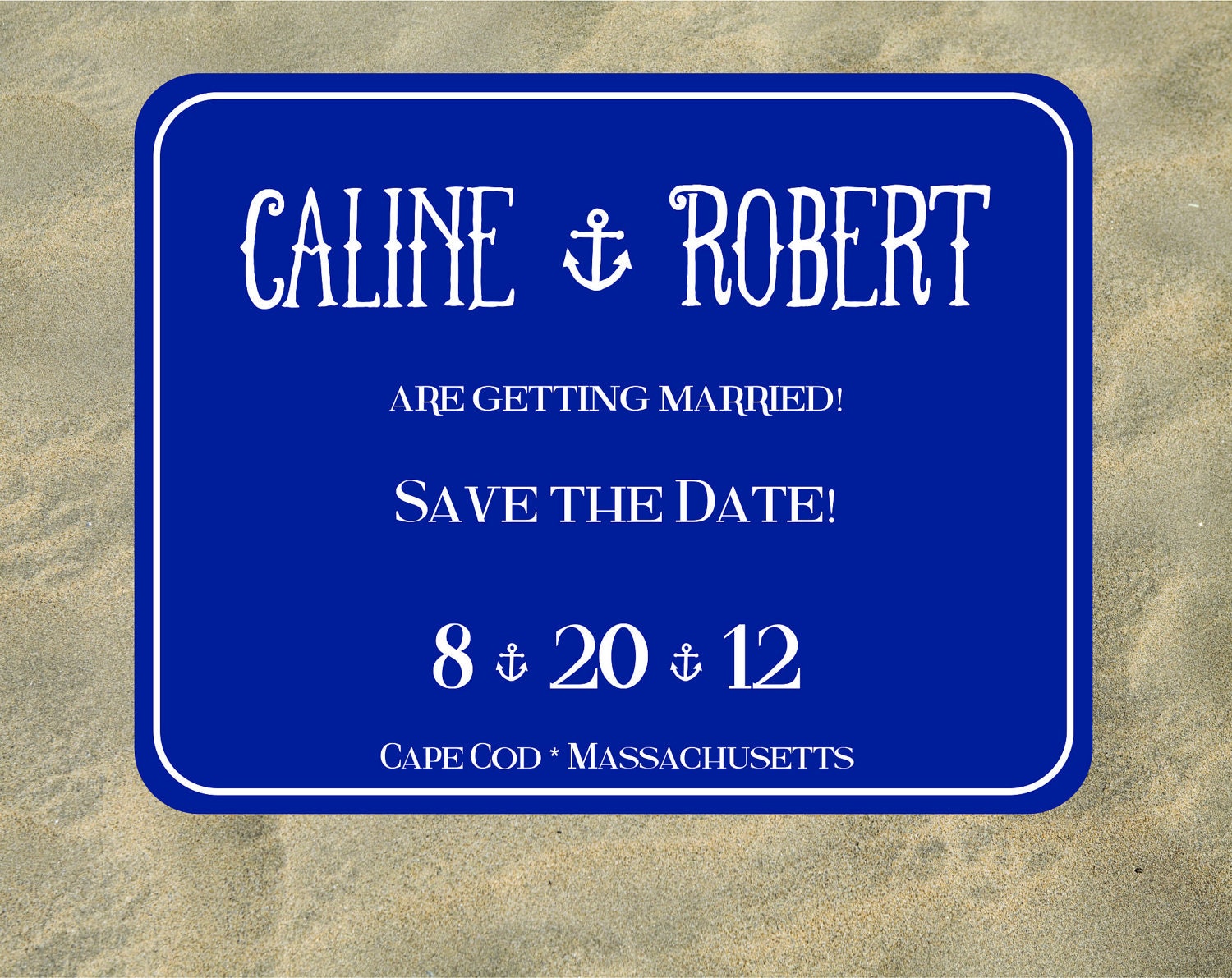 Anchor save the date