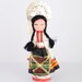 Bulgarian Folk Doll Souvenir Craft Ethnic Traditional European Wooden