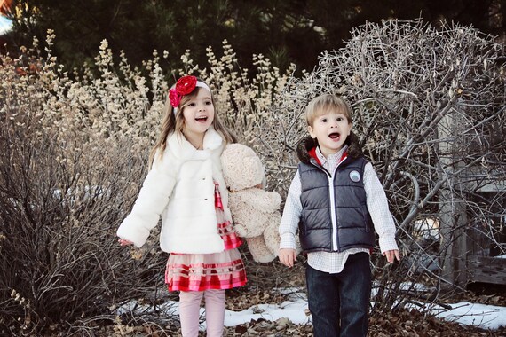 Gorgeous Red and Pink Satin Flower Headband - Baby Girl Toddler Headband - Perfect Valentine Photo Prop