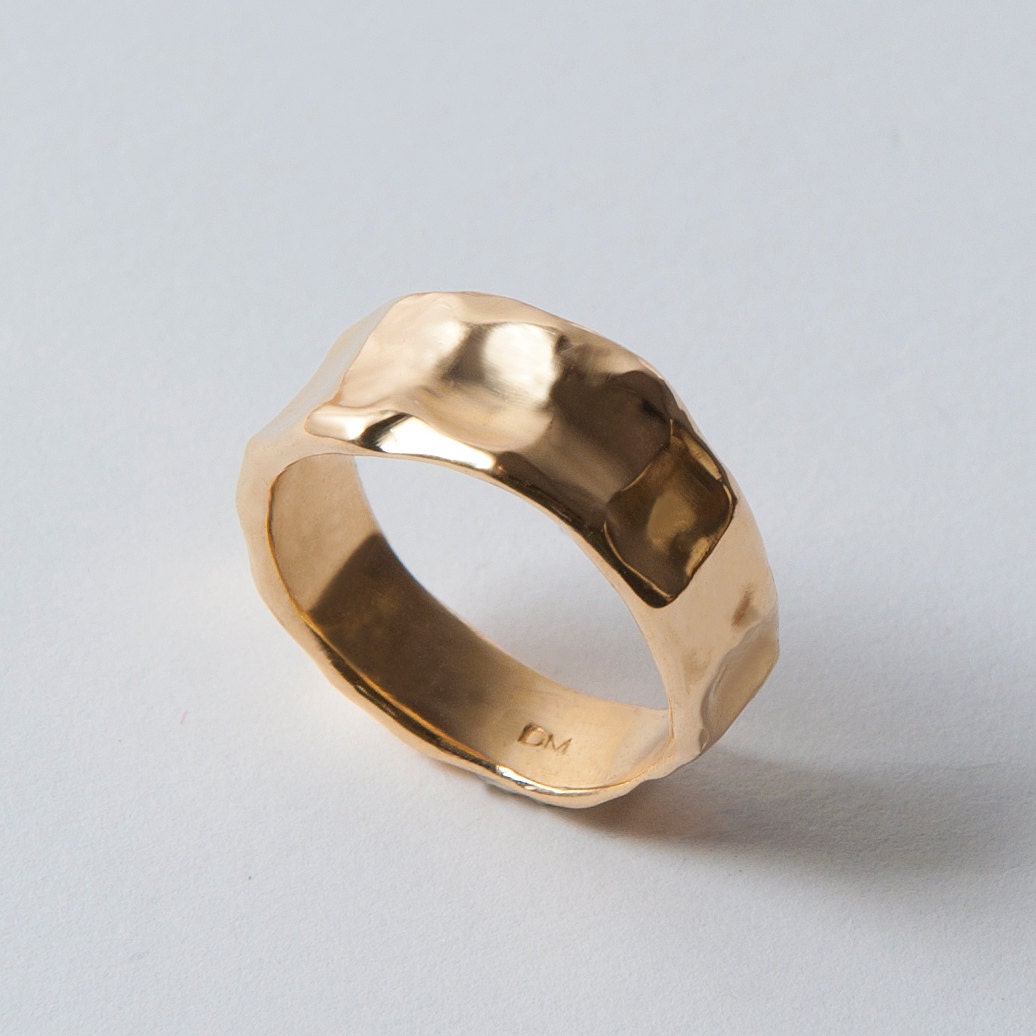 Butter No.1 - 14k Gold Ring , Unisex Ring , Wedding Ring , Wedding Band