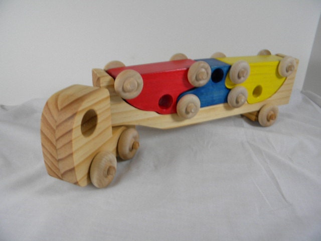 Toy Car Hauler Puzzle Truck