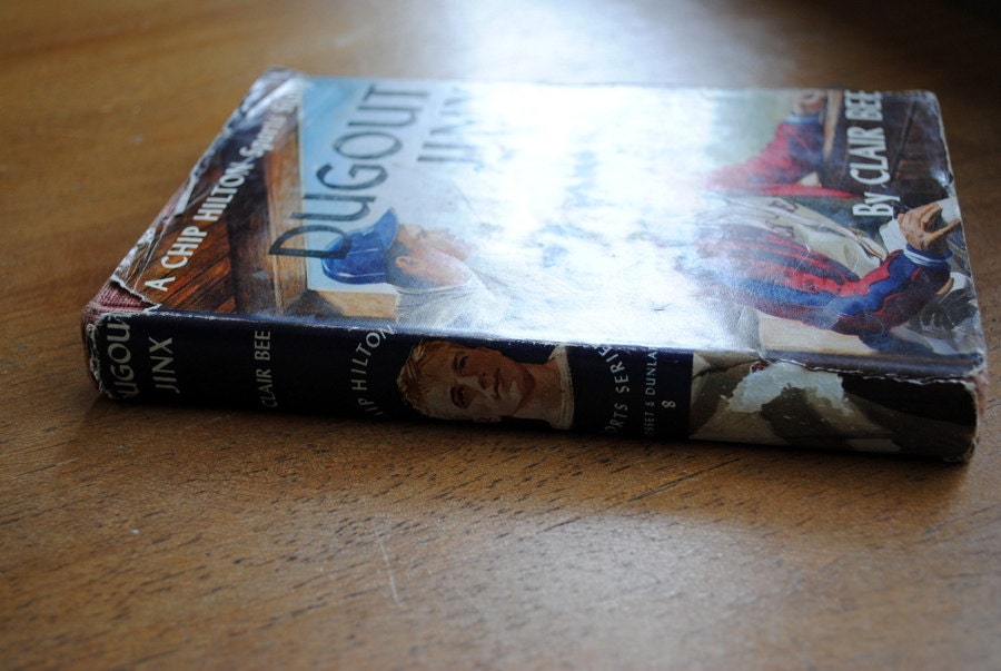 Dugout Jinx, 1952 Chip Hilton with Dust Jacket, Clair Bee