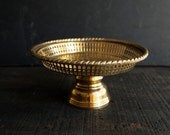 Gold Pedestal Cupcake Tray -Victorian Rustic Vintage Vanity
