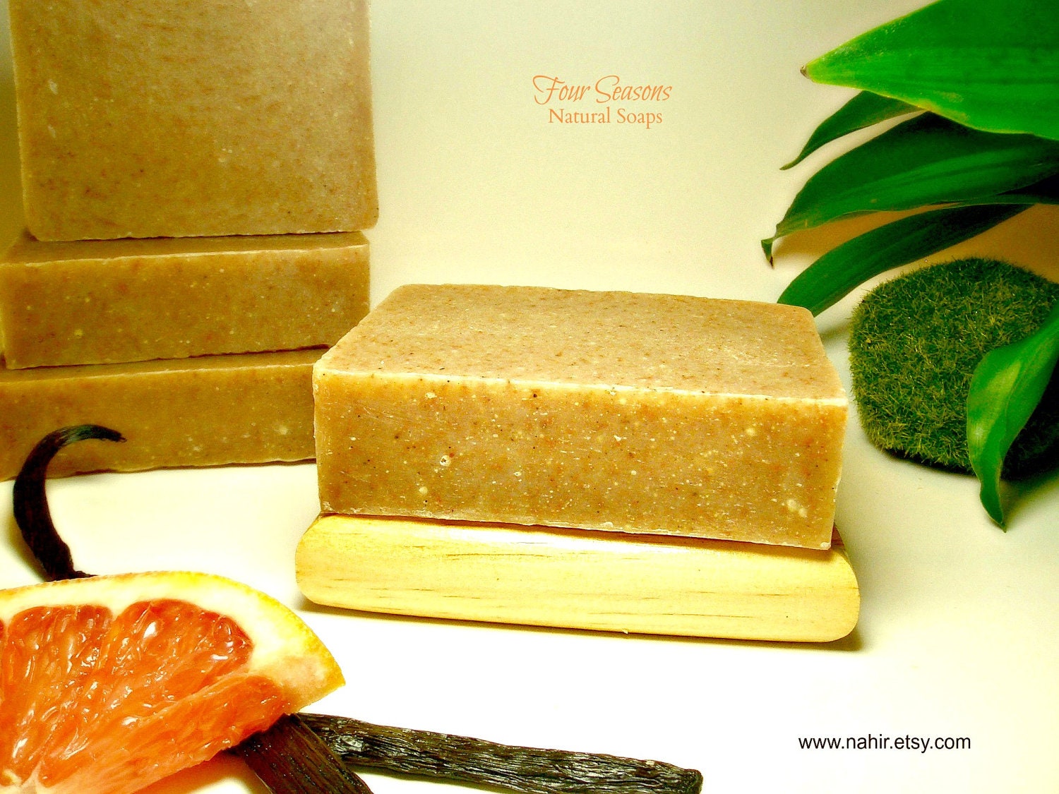 Grapefruit Vanilla Aloe Vera Soap