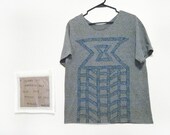 AIR FOR LUNA block print t shirt