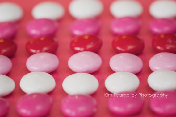 Love Dots - 8x12 Fine Art Photography, pink, red, white, love, valentine, whimsical, kitchen art, fpoe, dots