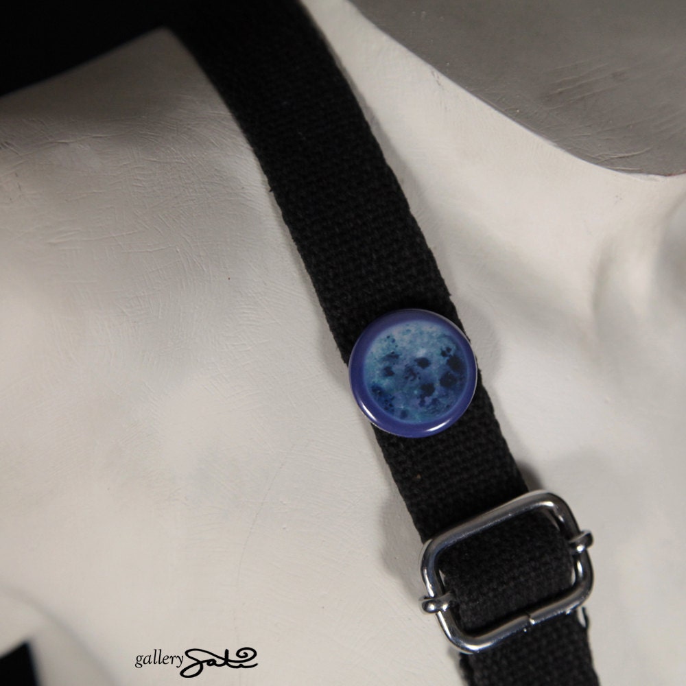 Blue Moon Button 1inch-PinBack Made from an Original Oil Painting by Shelley Irish
