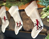 Felt Applique Cardinals Christmas Stocking Il_170x135