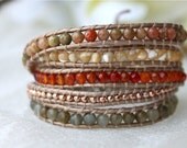 Rose Gold Plated Natural Wrap Bracelet Chan Luu Style
