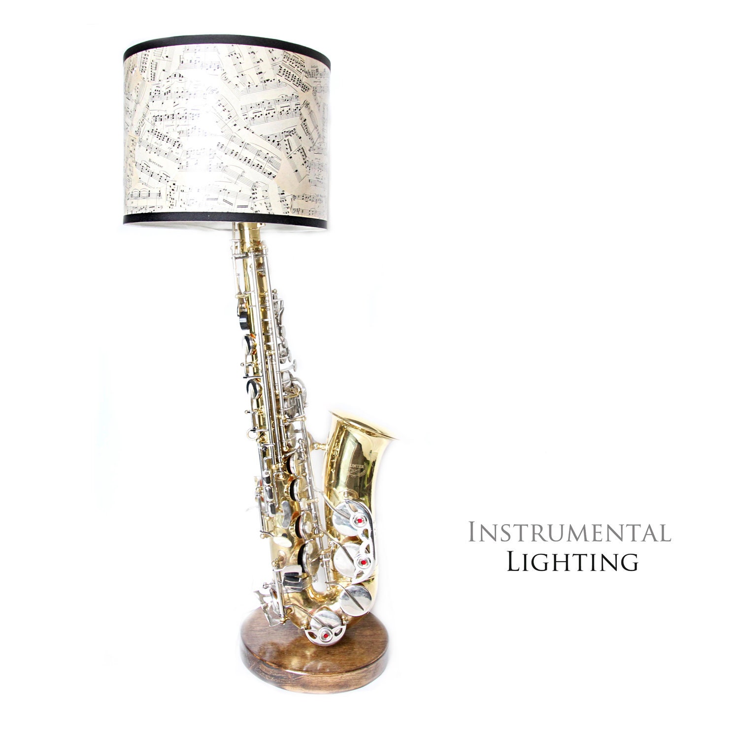 Alto Saxophone Lamp & Sheet Music Lamp Shade