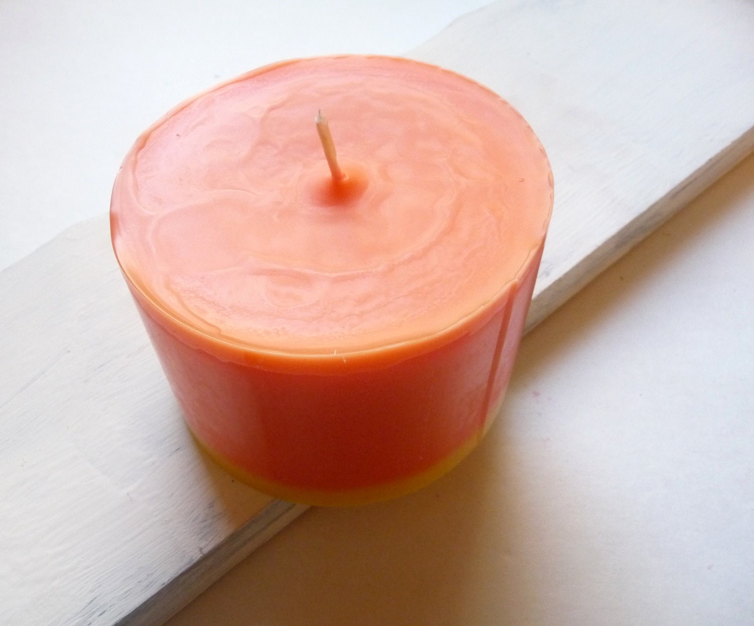 Orange Pillar Candle, Thunderbrew Punch, 3 x 4