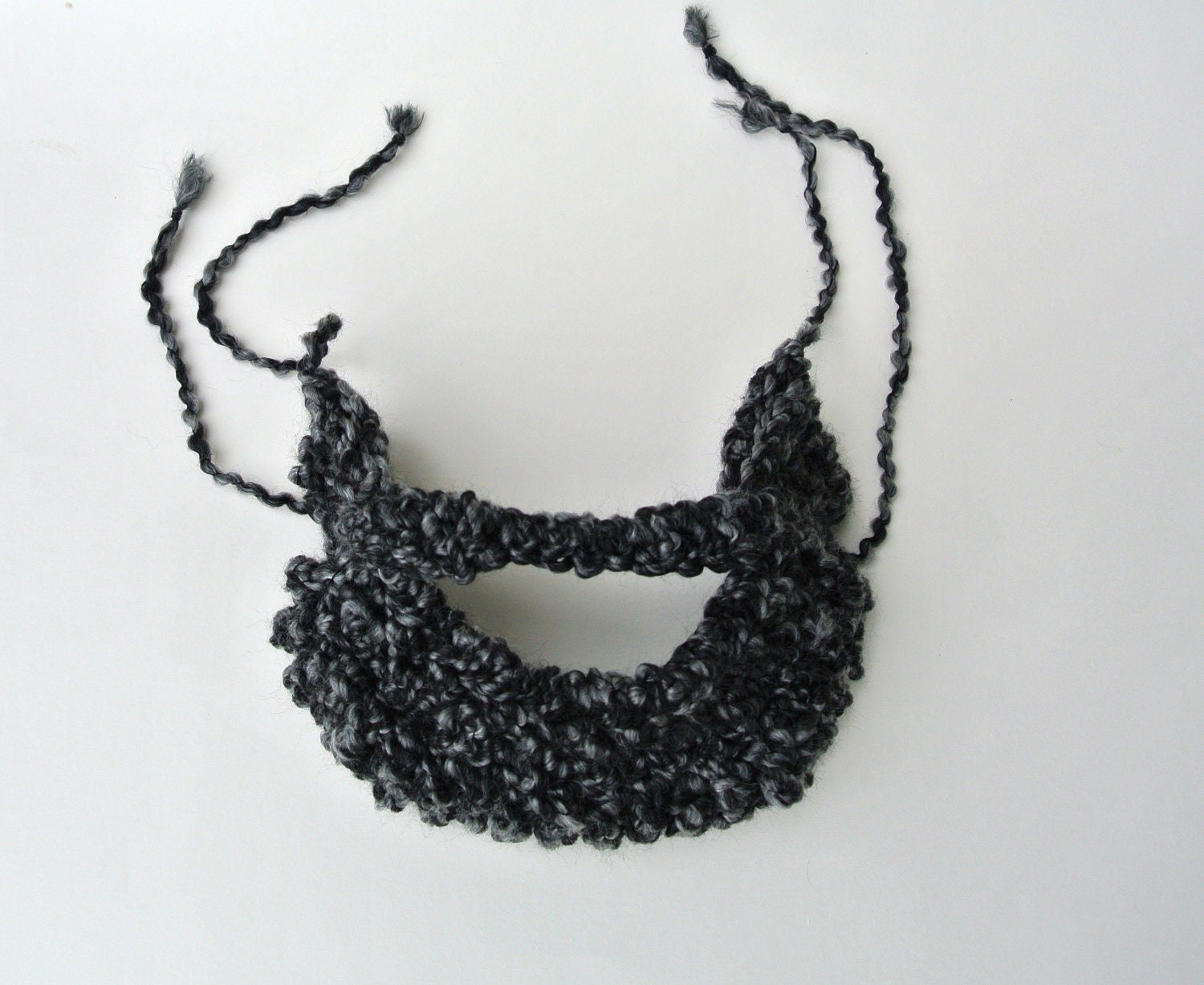 BEARD for Beanie Hat Child or Adult - Beard Only ties around the ears - Santa Style