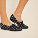 Navy Polka Dot Shoe
