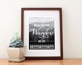Wander Art Print, 8" x 10"
