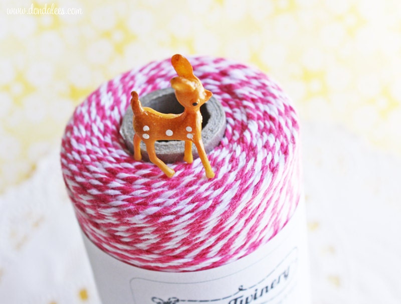 Pink Sorbet- Baker's Twine- 240 Yard Spool- Fuchsia Pink