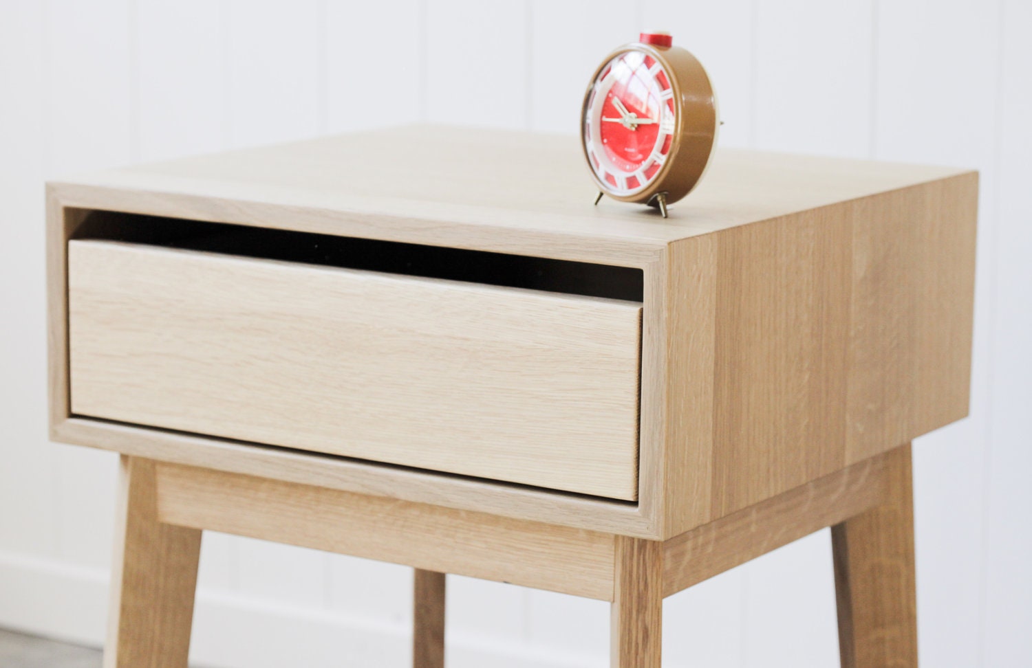 Two in stock - Solid White Oak Nightstand