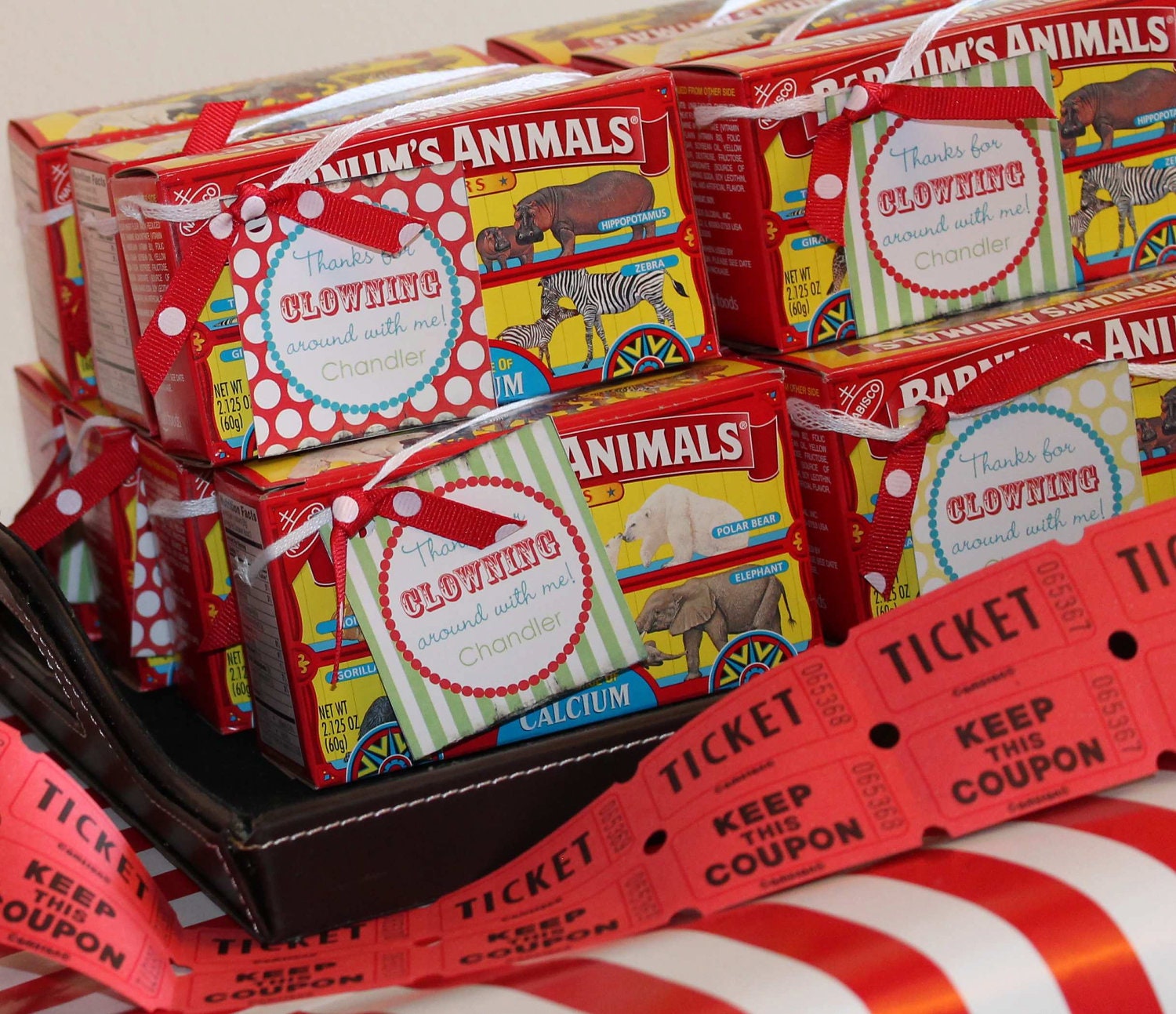 DIY Printable, Vintage Circus FAVOR TAGS Il_170x135