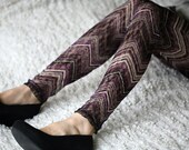 Violet lace leggings
