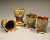 A Pair of Sage Green Ceramic Sipping Cups